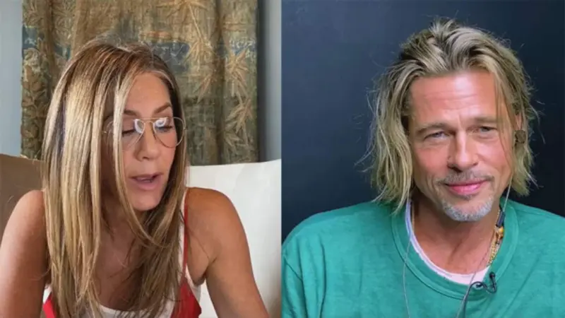 Brad Pitt, Jennifer Aniston's flirty reunion