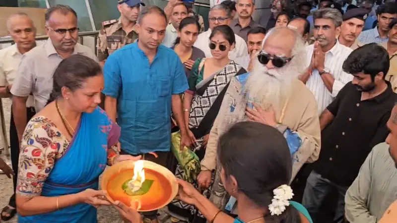கோவை திரும்பினார் சத்குரு