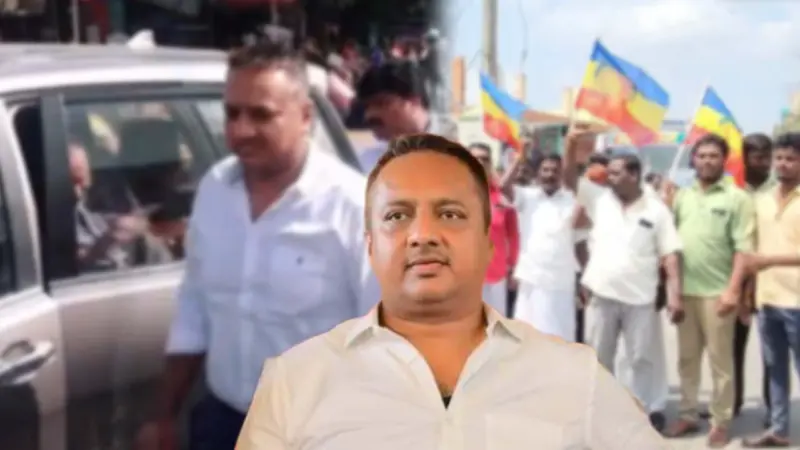 அமைச்சர் மகன் கார் உடைப்பால் பதற்றம்.பாமகவினர் மீது புகார்!