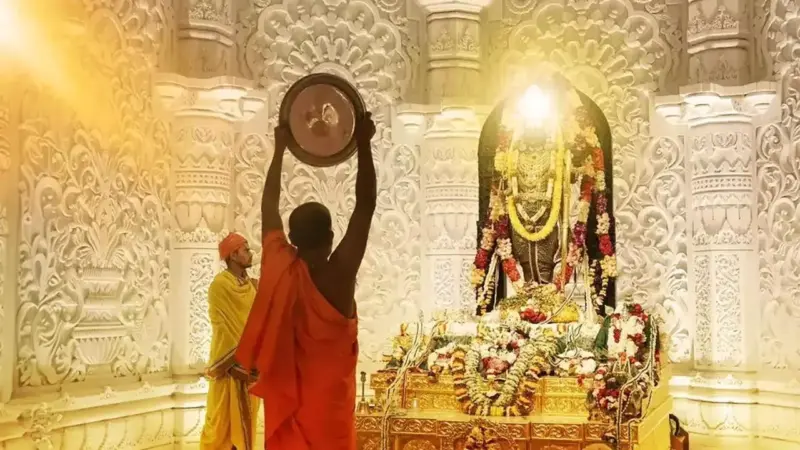 Ayodhya Ram Temple: Ramlala's Tilak Ritual on Ram Navami