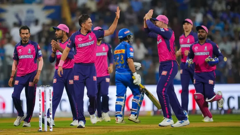 MIvsRR : சொந்த மைதானத்திலும் அசிங்கப்பட்ட மும்பை அணி. முதலிடத்தில் ராஜஸ்தான்!
