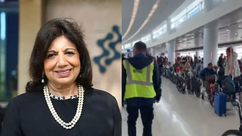 Kiran Mazumdar Shaw reacts to Indians in wheelchair queue at airport: 'Charge  ₹5,000 and see how many are genuine'