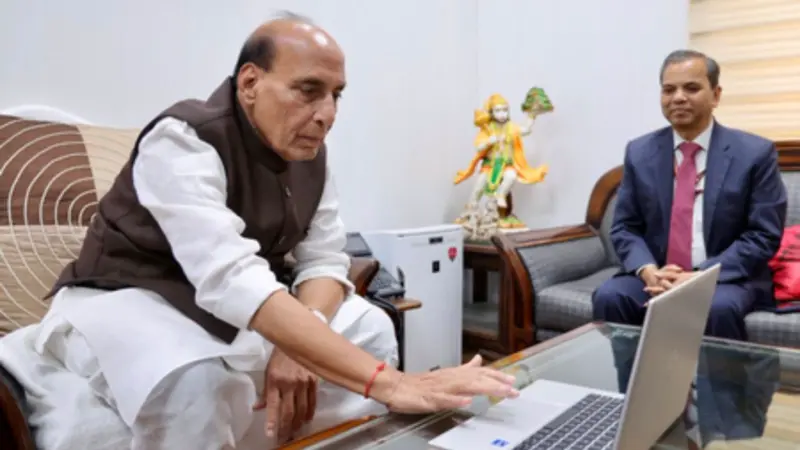 Defence Minister Rajnath Singh joins Census 2027 self-enumeration