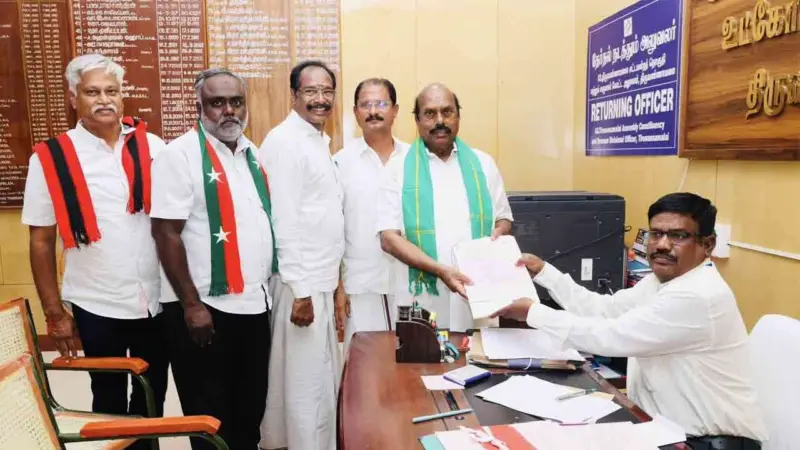 "மக்கள் என்னை வெற்றி பெற வைப்பார்கள்" - வேட்புமனுத் தாக்கலுக்குப் பிறகு அமைச்சர் எ.வ. வேலு நம்பிக்கை!