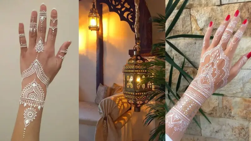 Explore Stunning White Mehendi Designs for Ramadan Celebrations
