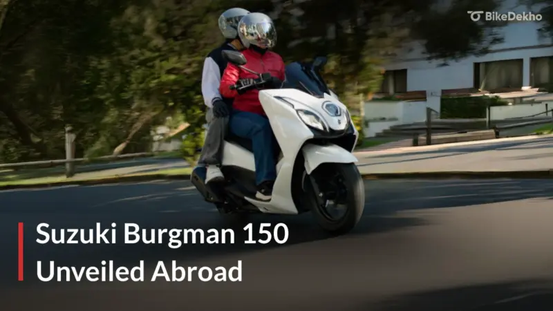 Suzuki Burgman 150 Unveiled Overseas
