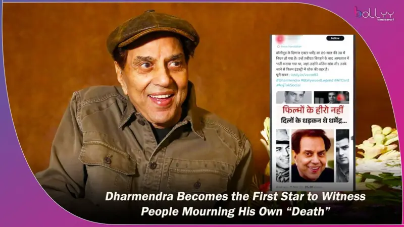 Dharmendra Becomes the First Star to Witness People Mourning His Own "Death"