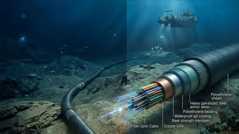 Internet Submarine Cables: ইন্টারনেট চলে স্যাটেলাইটে, এই ধারণা ভুল! ৯৯% ডেটা আসে সমুদ্রের তলার তার বেয়ে