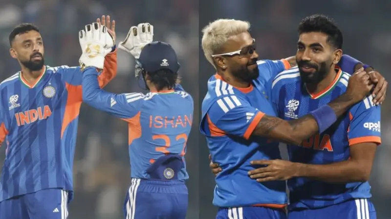 India vs Namibia: சுழலில் சுருட்டிய வருண் சக்கரவர்த்தி.. டி20 உலகக் கோப்பையில் இந்திய அணி 2வது வெற்றி!