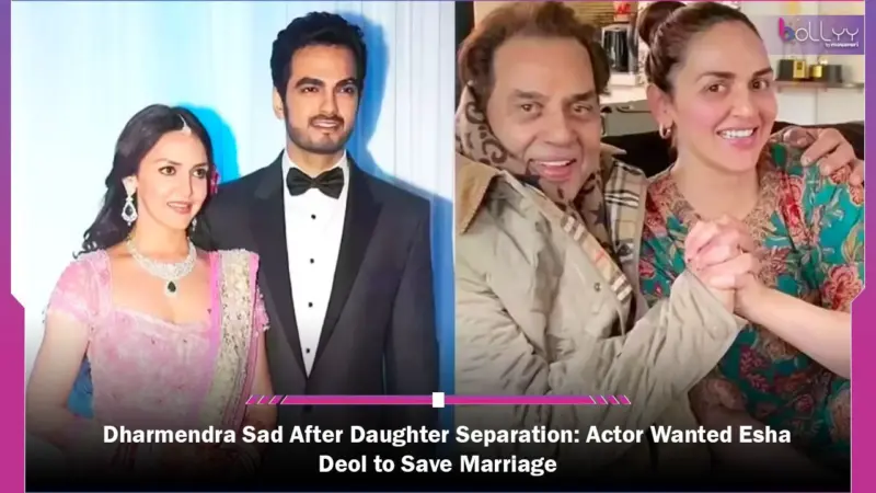 Dharmendra Sad After Daughter Separation: Actor Wanted Esha Deol to Save Marriage