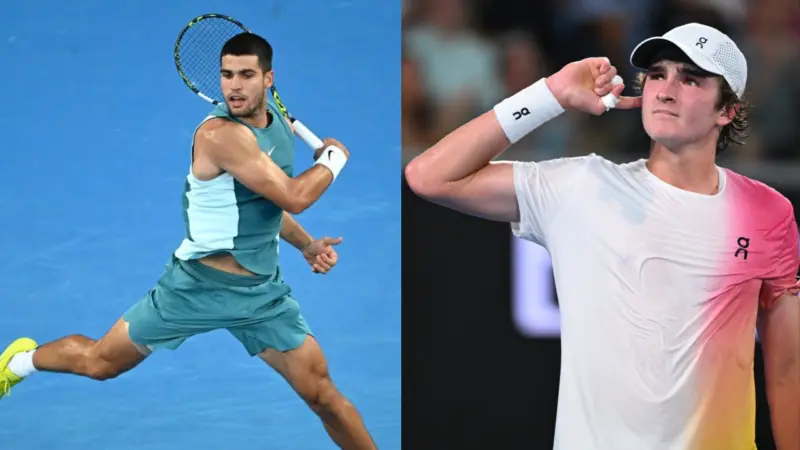 Carlos Alcaraz tips Joao Fonseca to become 'one of the best players in the world' after his thrilling opening round win at the Australian Open