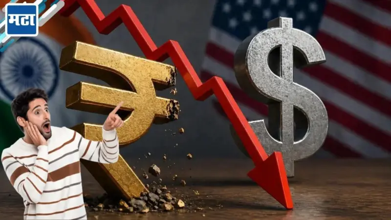 Rupee Fall: तयार व्हा... महागाईचा बॉम्ब फुटणार; रुपयावरील संकट गहिरे, 95.40 चे ऐतिहासिक नीचांकी लोळण; मासिक बजेट बिघडणार