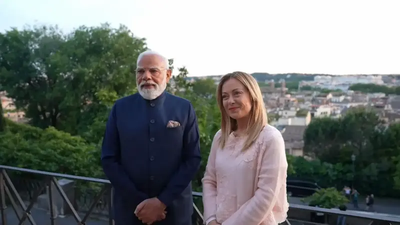 రోమ్‌లో ప్రధాని మోదీ, జార్జియా మెలోనిల ఆత్మీయ భేటీ!