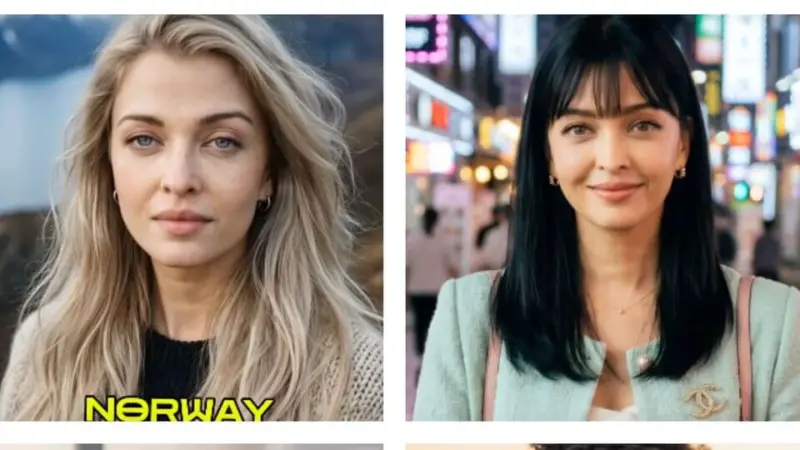 AI reimagines Aishwarya Rai across cultures - Russian, Chinese to Nigerian avatars go viral. Internet reacts