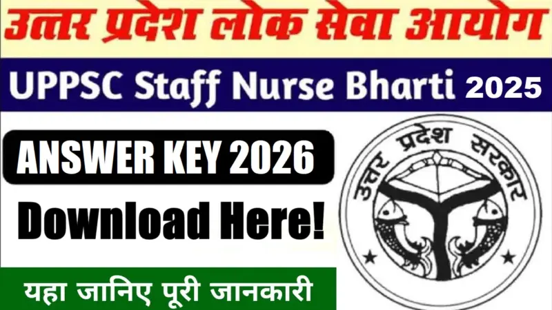 UPPSC Staff Nurse Unani Answer Key 2026