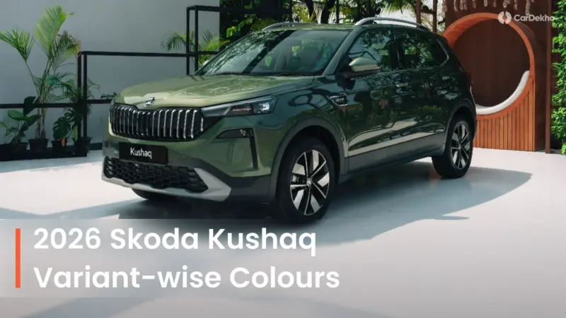 New 2026 Skoda Kushaq Facelift: What Colour Available With Each Variant Explained!