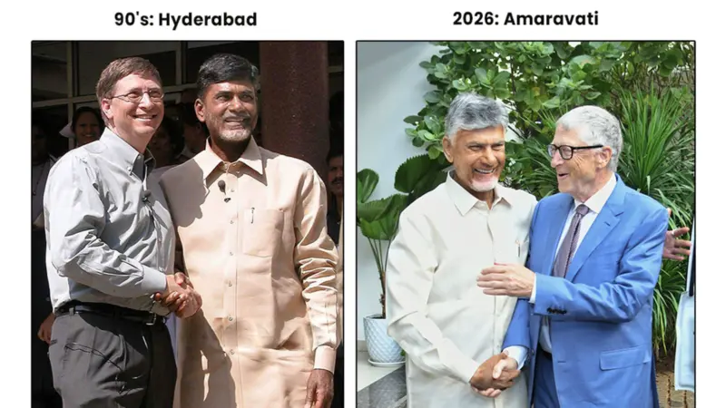 90s To 2026 Amaravati: Bill Gates In Two Eras