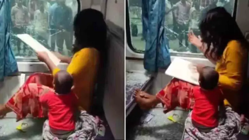 Watch: రైలులో పర్సు చోరీ.. బాధిత మహిళ ఏం చేసిందంటే?