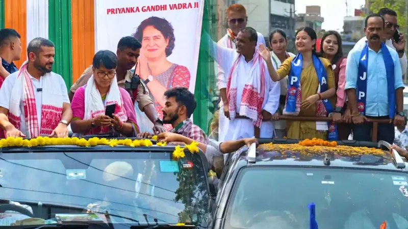 Roadshows, rallies cap final day as Assam campaign ends on high pitch