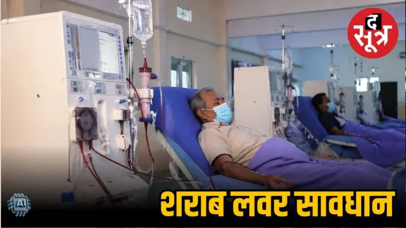 किडनी मरीजों की बढ़ती संख्या पर विशेषज्ञों ने जताई चिंता, शराब बन रही है बड़ी वजह छत्तीसगढ़ में स्थति चिंताजनक