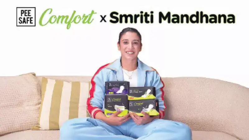 Pee Safe signs Smriti Mandhana for comfort campaign