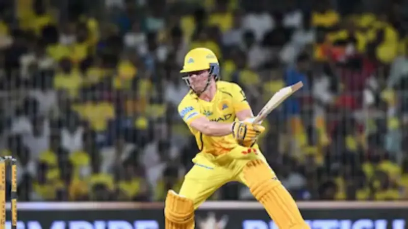 WATCH: Crowd goes wild as Dewald Brevis makes his signature entry at Chepauk