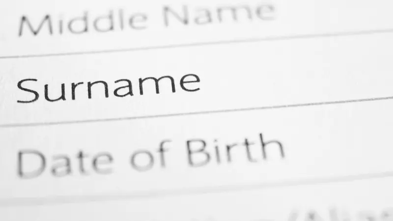 All in a surname