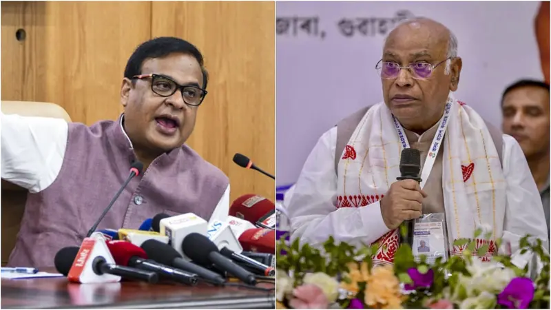 'Disgraceful beyond any limit': Congress demands apology from Himanta Sarma for 'madman' jibe at Kharge