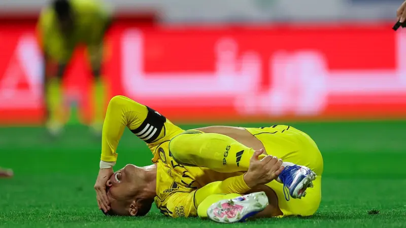 Cristiano Ronaldo diagnosed with hamstring injury after Al-Nassr's win over Al-Fayha