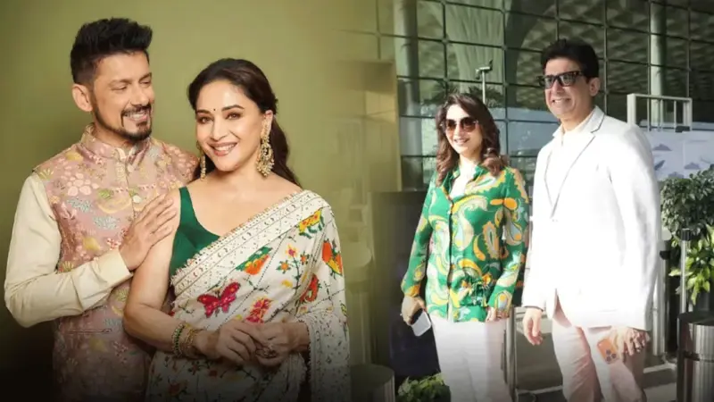 Madhuri Dixit and Dr. Nene set the bar high with their latest airport style