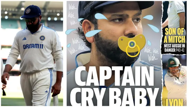 'Captain cry baby': Australian media slams Rohit Sharma for venting frustration on Yashasvi Jaiswal in Melbourne