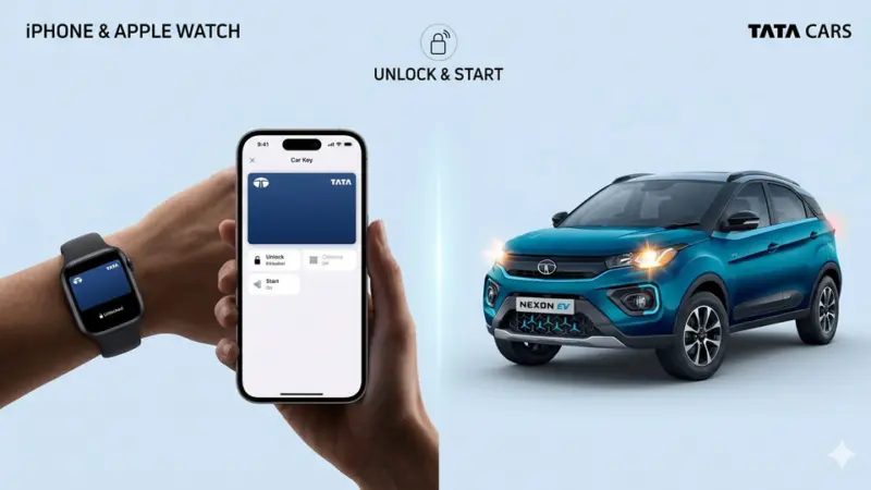 Apple to soon let you unlock and start Tata car directly from your iPhone or Apple Watch: Report