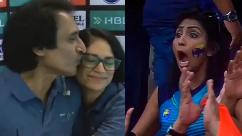 PSL में LIVE कमेंट्री के दौरान रोमांस करने लगे Ramiz Raja-Lisa Sthalekar, चालू कैमरे में हो गया सबकुछ रिकॉर्ड