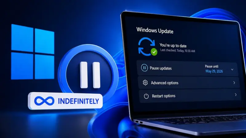 Microsoft is finally letting you pause Windows 11 updates indefinitely and 'restart on your own terms'