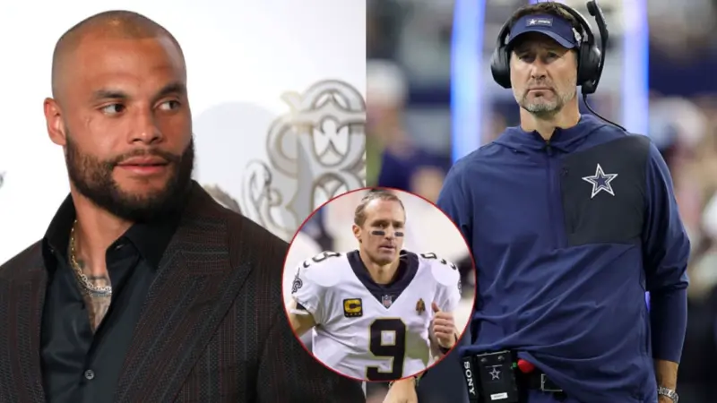 Brian Schottenheimer Compares Dak Prescott's Leadership to Drew Brees