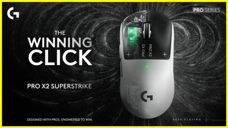 Logitech G PRO X2 SUPERSTRIKE Gaming Mouse Launched in India with Innovative Haptic Click Technology
