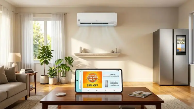 Amazon Summer Sale 2026: आधे दाम में मिल रहे हैं ब्रांडेड AC और फ्रिज, 25 मार्च तक ही है मौका