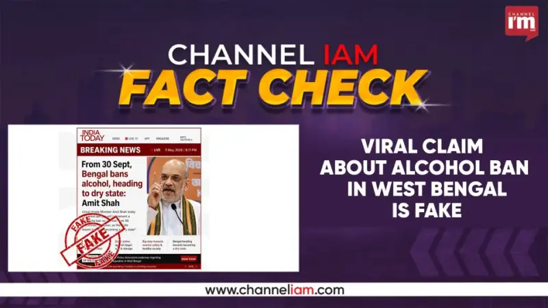 Alcohol Ban Claim in West Bengal Is Fake