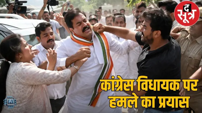 नशेड़ी युवक से महिला को बचाने गए कांग्रेस विधायक पर भी हमला, सिकरवार ने उठाए यात्रियों की सुरक्षा पर सवाल