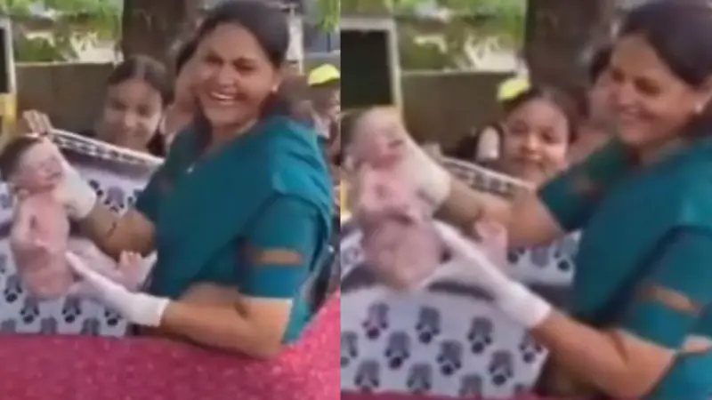 VIDEO: महिला ने बीच सड़क पर दिया बच्चे को जन्म, वायरल वीडियो में दिखा अनोखा मंजर