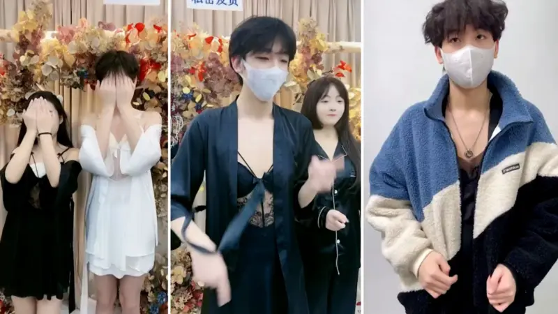 China bans women from modelling lingerie online, so men are doing it instead