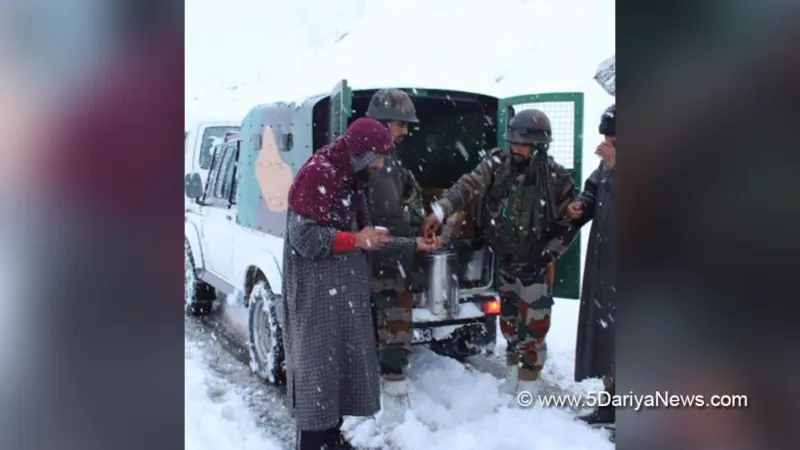 Army rescues 214 stranded people including tourists in J&K's Sinthan Pass in heavy snowfall