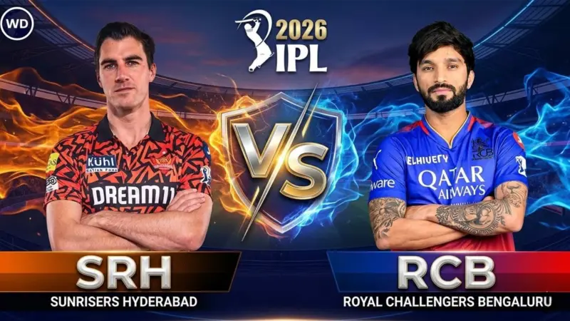 आरसीबीने हैदराबादला ६ गडी राखून हरवून विजयाने सुरुवात केली