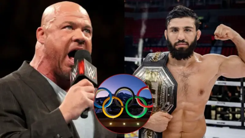 UFC Star Arman Tsarukyan Gets 'Olympics' Co-Sign from Gold Medalist Kurt Angle