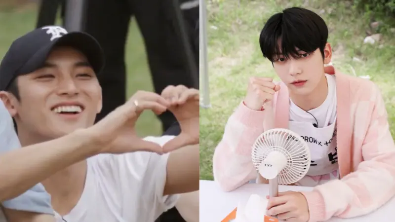 THROWBACK: When SEVENTEEN's Mingyu could not resist from fanboying over TOMORROW X TOGETHER's Soobin