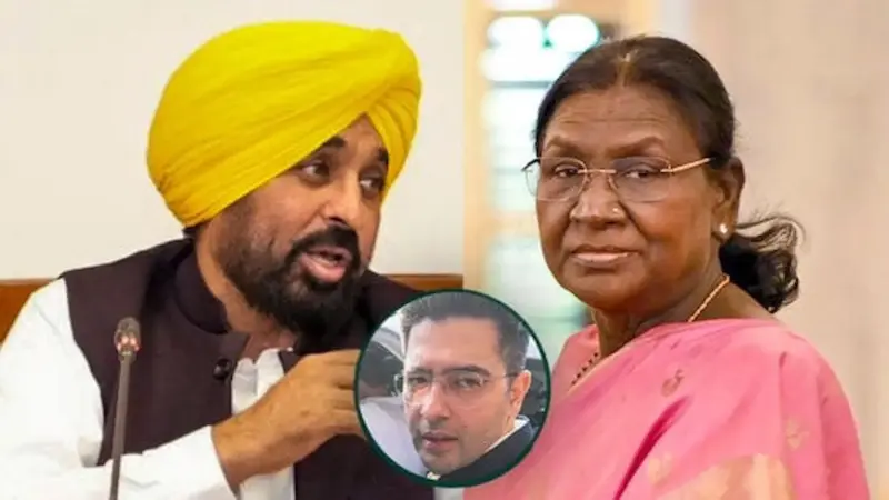 ద్రౌపది ముర్ముతో పంజాబ్ సీఎం భగవంత్ మాన్ భేటీ