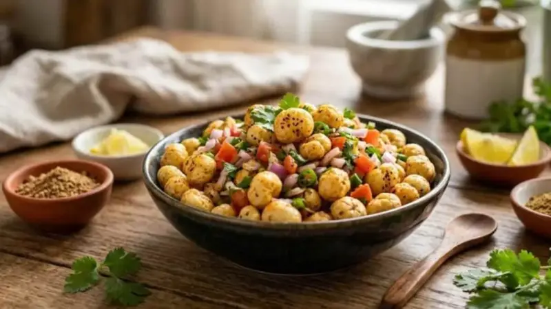 Makhana Chaat: 10 मिनट में तैयार होगी मखाना चाट, स्वाद के साथ मिलेगा जबरदस्त पोषण
