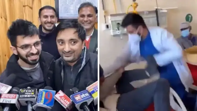 Viral Video: ಶಿಮ್ಲಾ ಆಸ್ಪತ್ರೆ ಗಲಾಟೆ ಪ್ರಕರಣ; ಪರಸ್ಪರ ಅಪ್ಪಿಕೊಂಡು ಕ್ಷಮೆಯಾಚಿಸಿದ ವೈದ್ಯ-ರೋಗಿ!