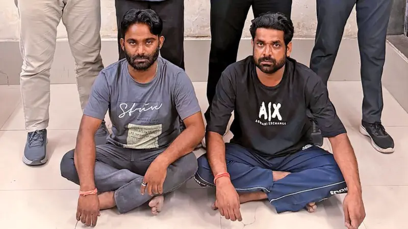 2 Rajasthan gangsters arrested in city They were involved in brutal murder in Udaipur; caught from Sarkhej hospital
