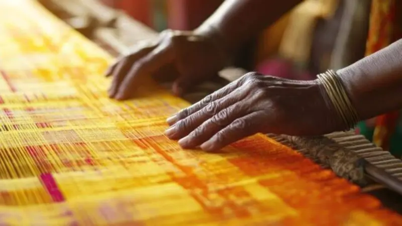 What is Malagasy handwoven silk?